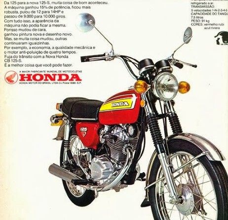 Honda CB 125 S2 1976 ( a 1ª namorada a gente nunca esquece ! )